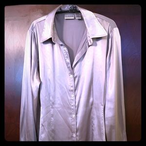 Silver blouse